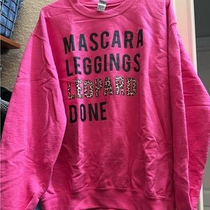 Boutique Women's Pink Crew Neck Sweater (Gildan Brand)